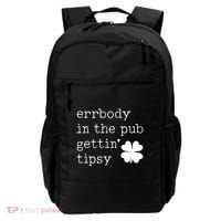 Errbody In The Pub Getting Tipsy St Patricks Day Backpack thumb 0