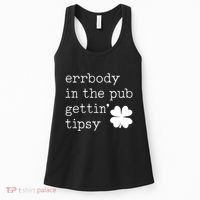 Errbody In The Pub Getting Tipsy St Patricks Day Women's Tank Top thumb 0