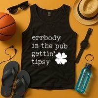 Errbody In The Pub Getting Tipsy St Patricks Day Tank Top thumb 4