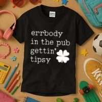 Errbody In The Pub Getting Tipsy St Patricks Day Kids T-Shirt thumb 3