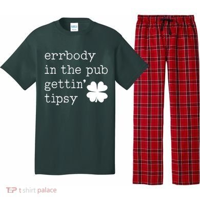 Errbody In The Pub Getting Tipsy St Patricks Day Pajama Set