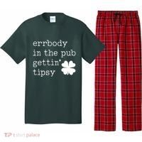 Errbody In The Pub Getting Tipsy St Patricks Day Pajama Set thumb 0