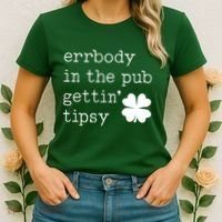 Errbody In The Pub Getting Tipsy St Patricks Day Women's T-Shirt thumb 2
