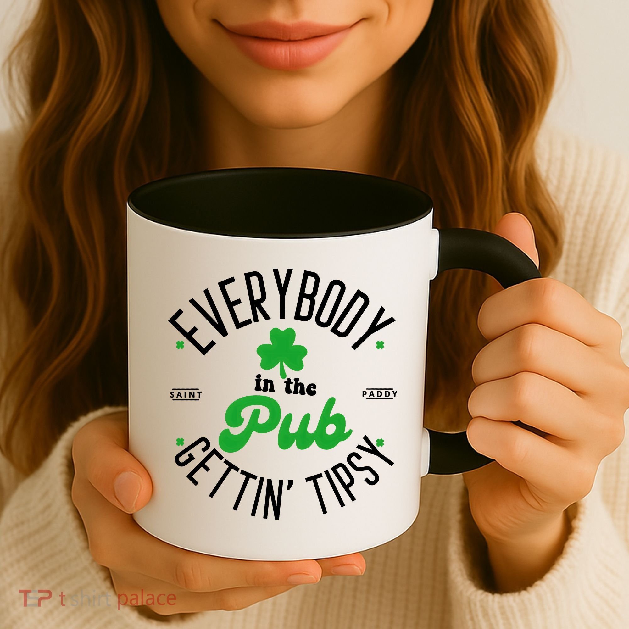 Everybody In The Pub Getting Tipsy Saint Paddy St. Patrick's Day Coffee Mug