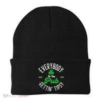 Everybody In The Pub Getting Tipsy Saint Paddy St. Patrick's Day Beanie thumb 0