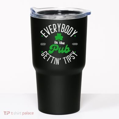 Everybody In The Pub Getting Tipsy Saint Paddy St. Patrick's Day Tumbler