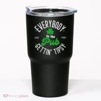 Everybody In The Pub Getting Tipsy Saint Paddy St. Patrick's Day Tumbler thumb 0