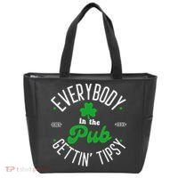 Everybody In The Pub Getting Tipsy Saint Paddy St. Patrick's Day Tote Bag thumb 0