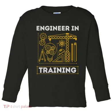 Engineer In Training Future Engineer Holding Engineering Toddler Long Sleeve
