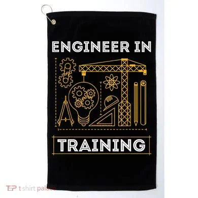 Engineer In Training Future Engineer Holding Engineering Golf Towel
