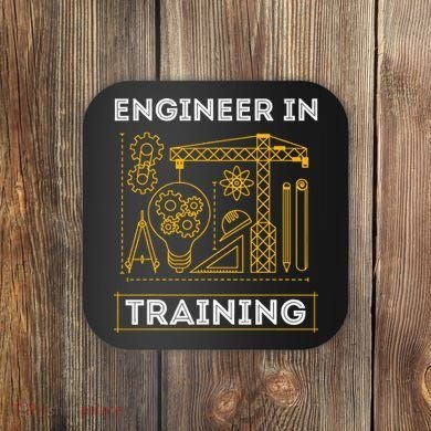 Engineer In Training Future Engineer Holding Engineering Coaster