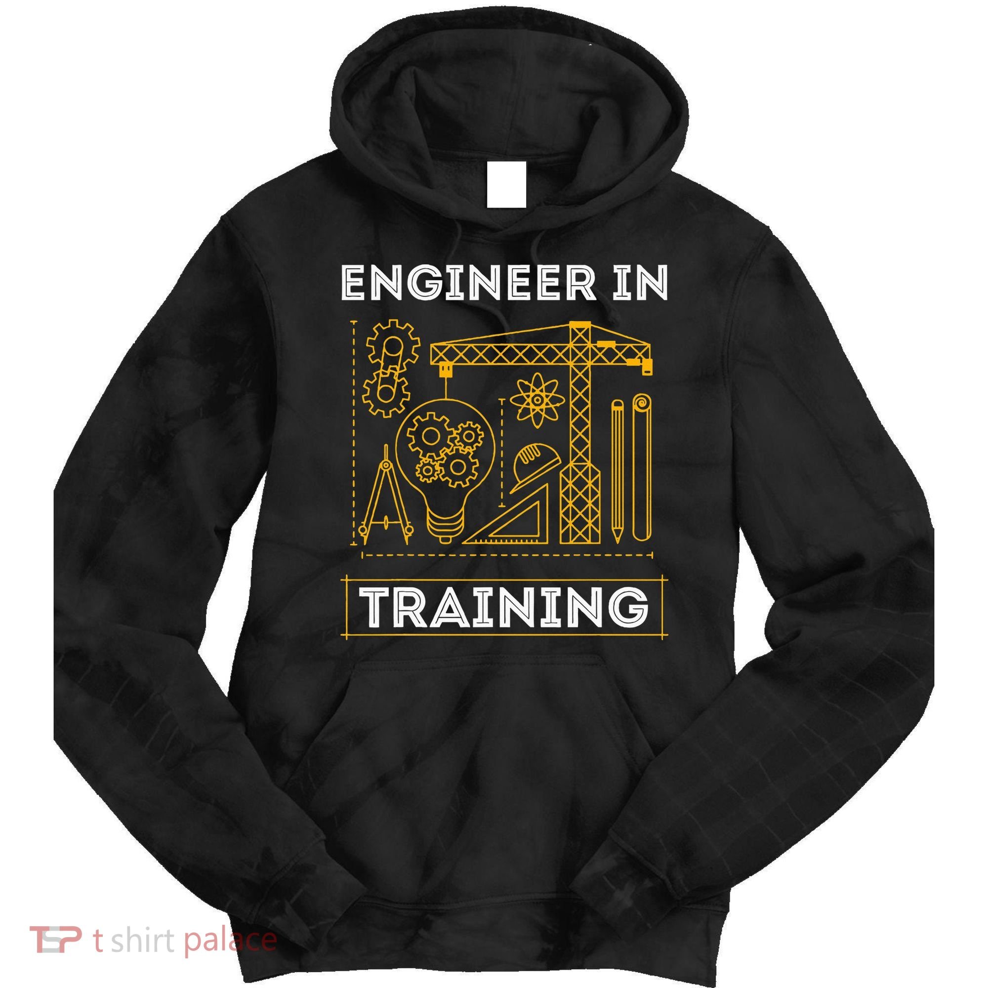 Engineer In Training Future Engineer Holding Engineering Tie Dye Hoodie