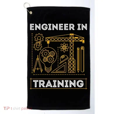 Engineer In Training Future Engineer Holding Engineering Golf Towel