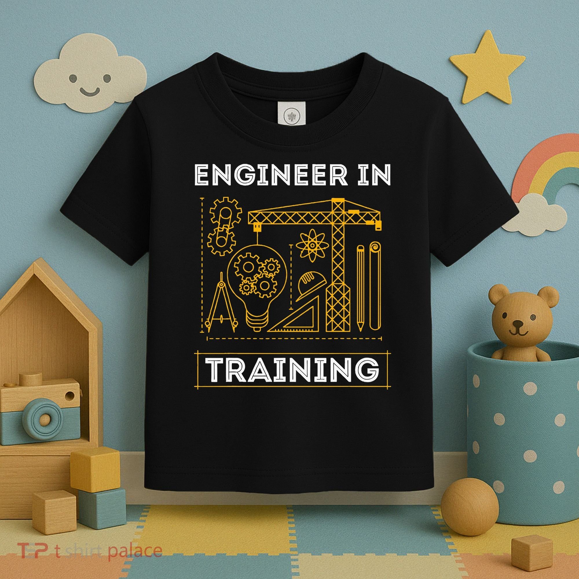 Engineer In Training Future Engineer Holding Engineering Toddler T-Shirt