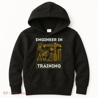 Engineer In Training Future Engineer Holding Engineering Kids Hoodie