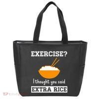 Exercise I Thought You Said Extra Rice Funny Asian Tote Bag thumb 0
