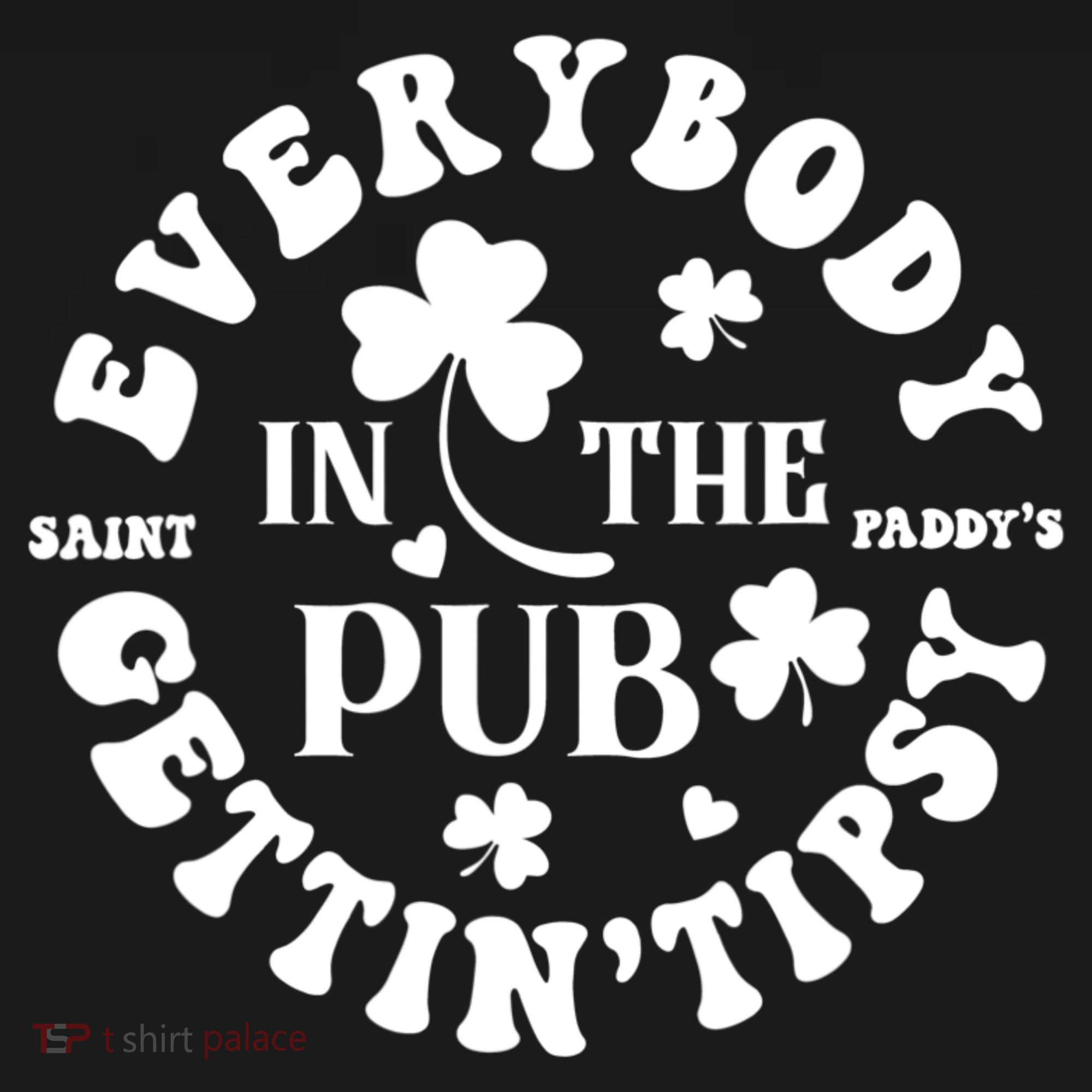 Everybody In The Pub Getting Tipsy St Patricks Day Shamrock Bucket Hat