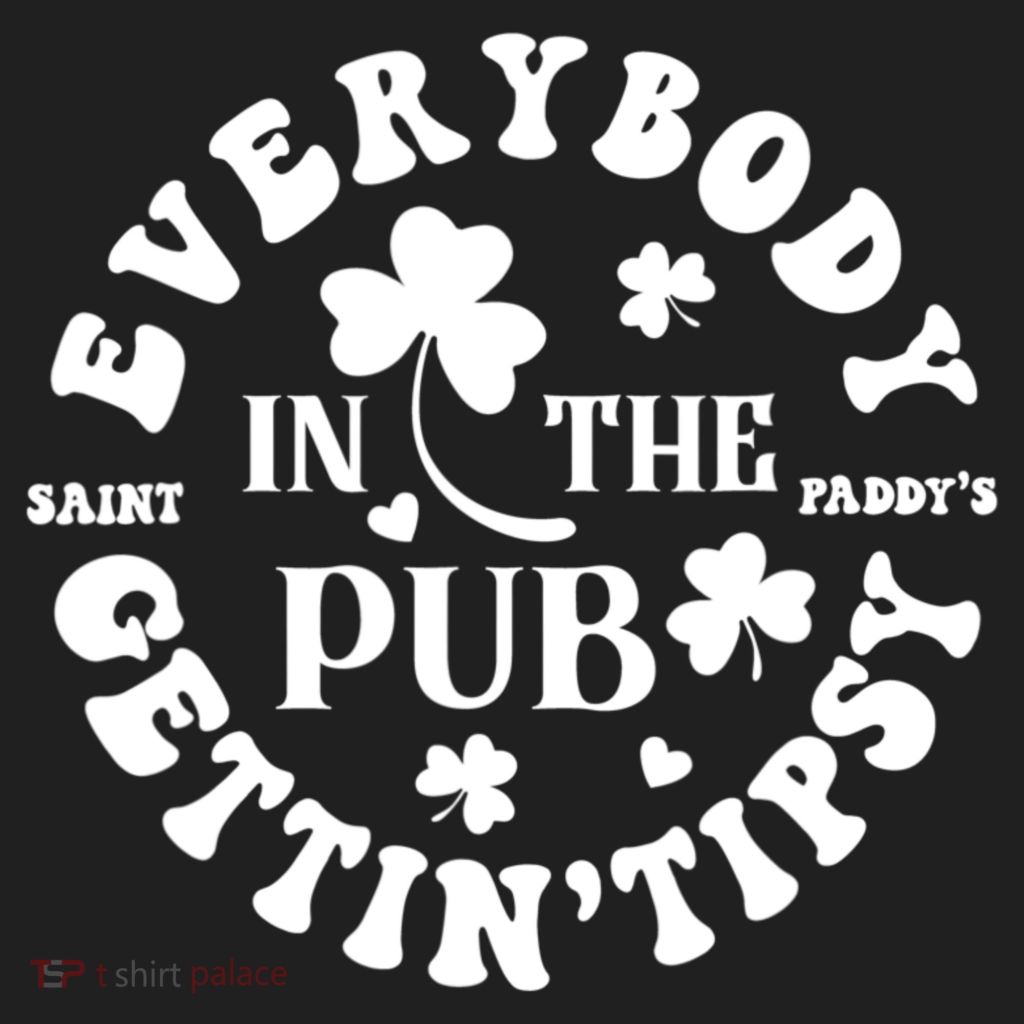 Everybody In The Pub Getting Tipsy St Patricks Day Shamrock Beanie
