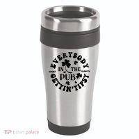 Everybody In The Pub Getting Tipsy St Patricks Day Shamrock 16oz Travel Tumbler thumb 0