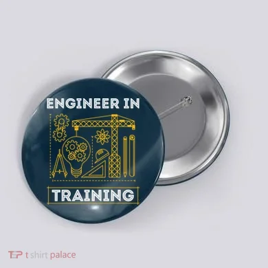 Engineer In Training Future Engineer Holding Engineering Button