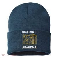 Engineer In Training Future Engineer Holding Engineering Sustainable Knit Beanie thumb 0