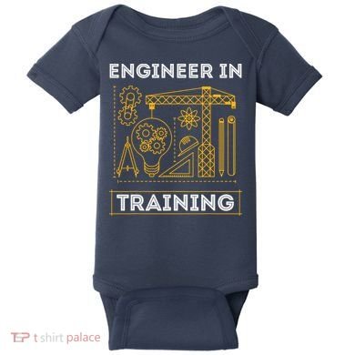 Engineer In Training Future Engineer Holding Engineering Baby Bodysuit