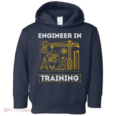 Engineer In Training Future Engineer Holding Engineering Toddler Hoodie