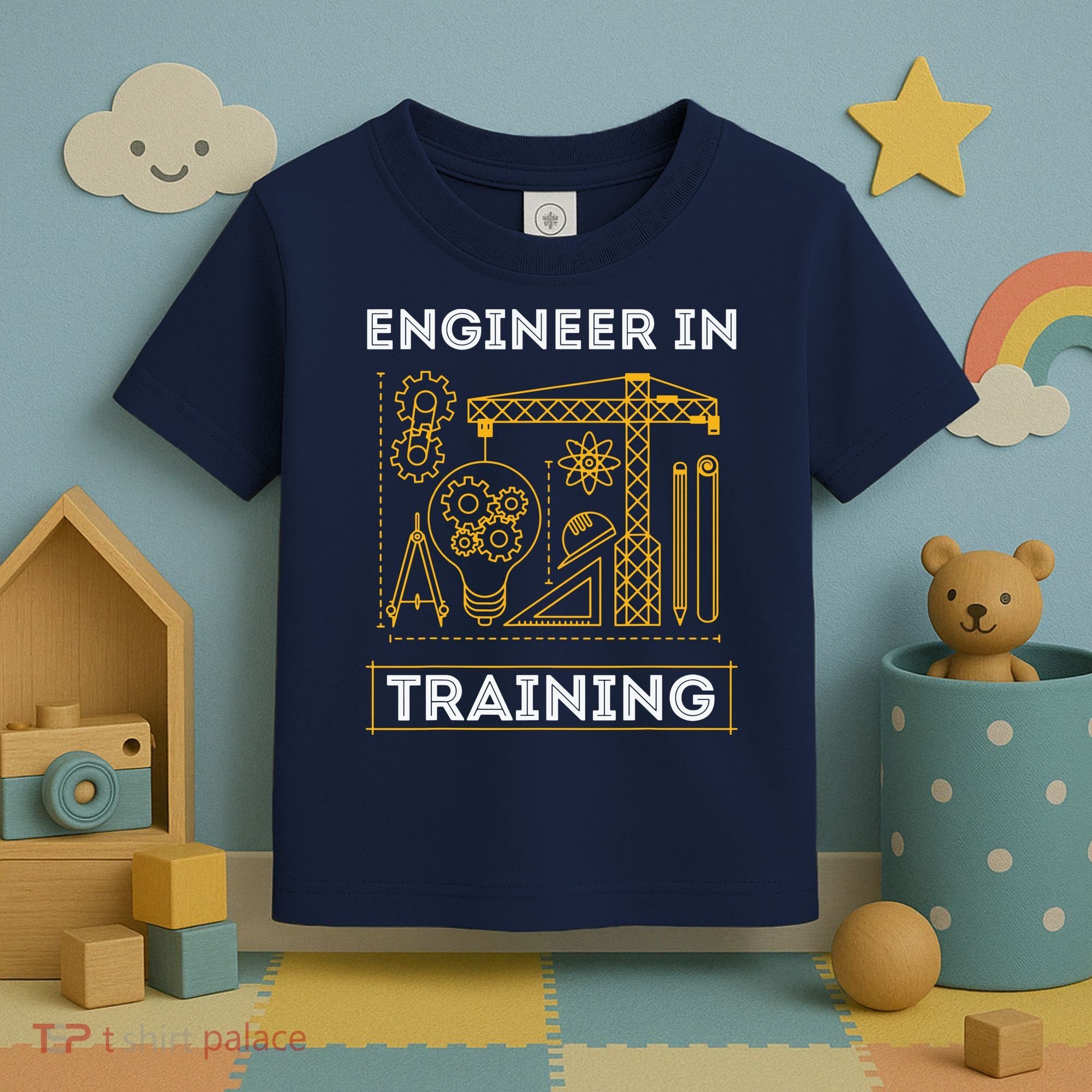 Engineer In Training Future Engineer Holding Engineering Toddler T-Shirt