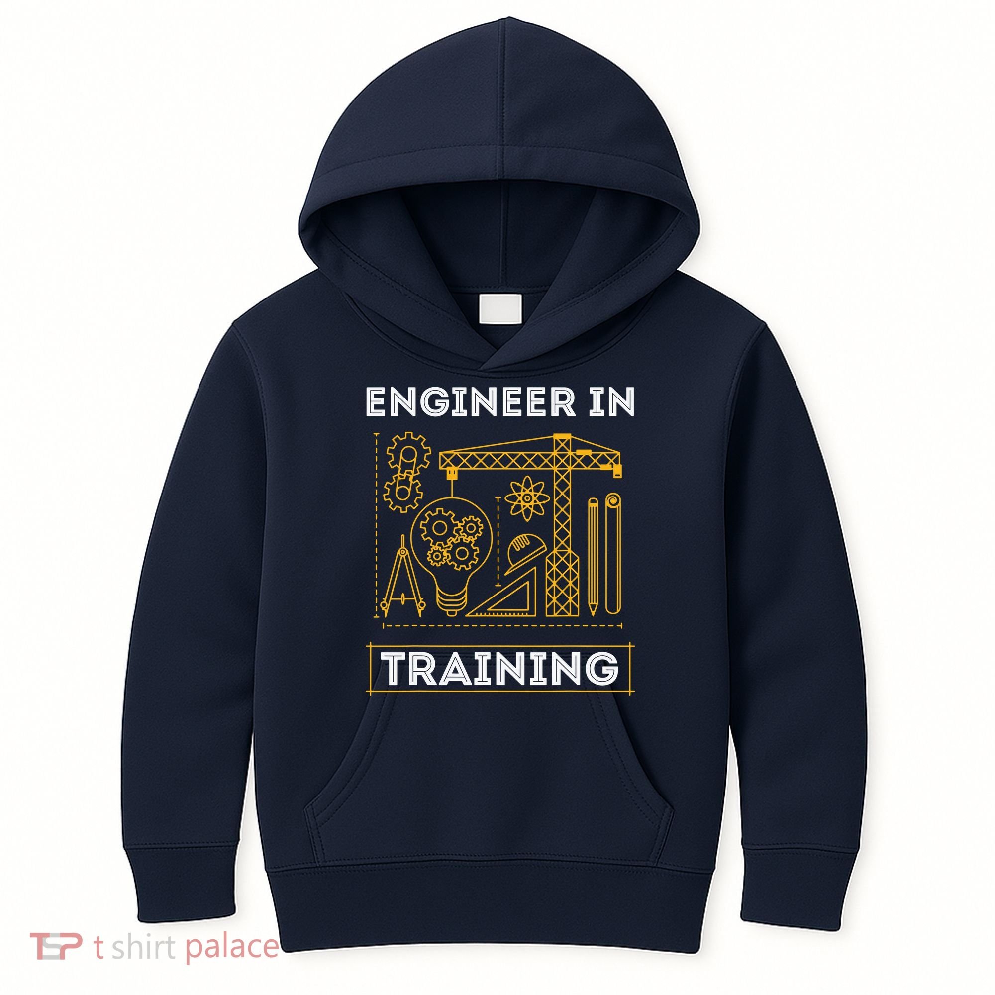 Engineer In Training Future Engineer Holding Engineering Kids Hoodie