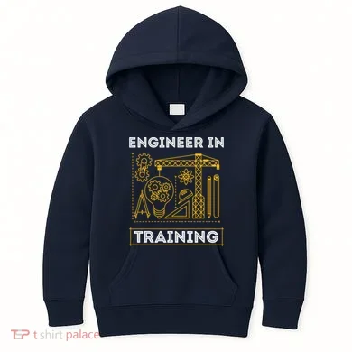 Engineer In Training Future Engineer Holding Engineering Kids Hoodie