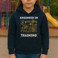 Engineer In Training Future Engineer Holding Engineering Kids Hoodie thumb 3