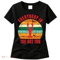 Everybody In The Hot Tub Funny Crawfish Women's T-Shirt thumb 0
