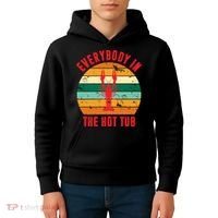 Everybody In The Hot Tub Funny Crawfish Kids Hoodie thumb 4