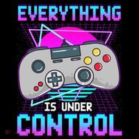 Everything Is Under Control Retro Computer Gamer Gift Bucket Hat thumb 4