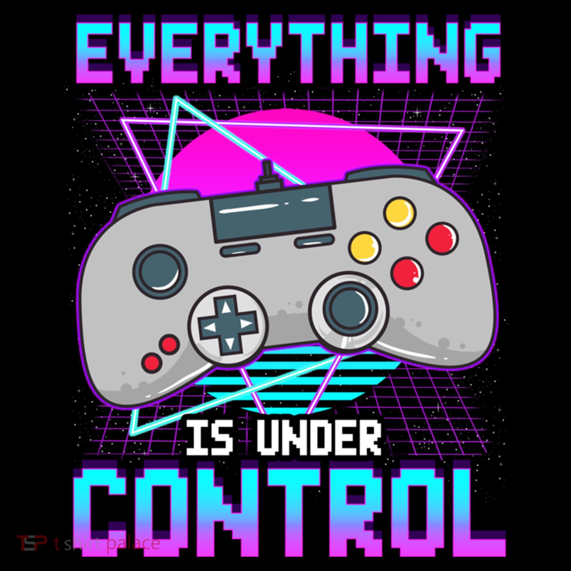 Everything Is Under Control Retro Computer Gamer Gift Bucket Hat