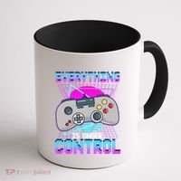 Everything Is Under Control Retro Computer Gamer Gift Coffee Mug thumb 1