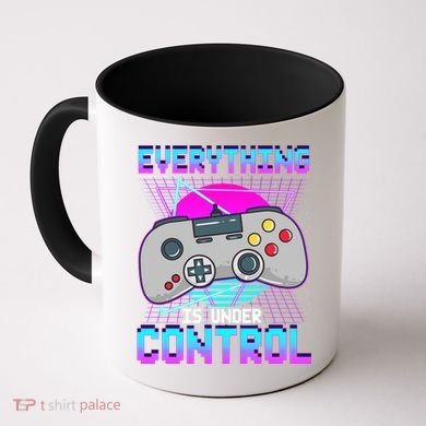 Everything Is Under Control Retro Computer Gamer Gift Coffee Mug