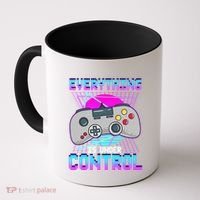 Everything Is Under Control Retro Computer Gamer Gift Coffee Mug thumb 0