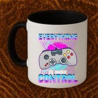 Everything Is Under Control Retro Computer Gamer Gift Coffee Mug thumb 2
