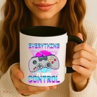Everything Is Under Control Retro Computer Gamer Gift Coffee Mug thumb 3