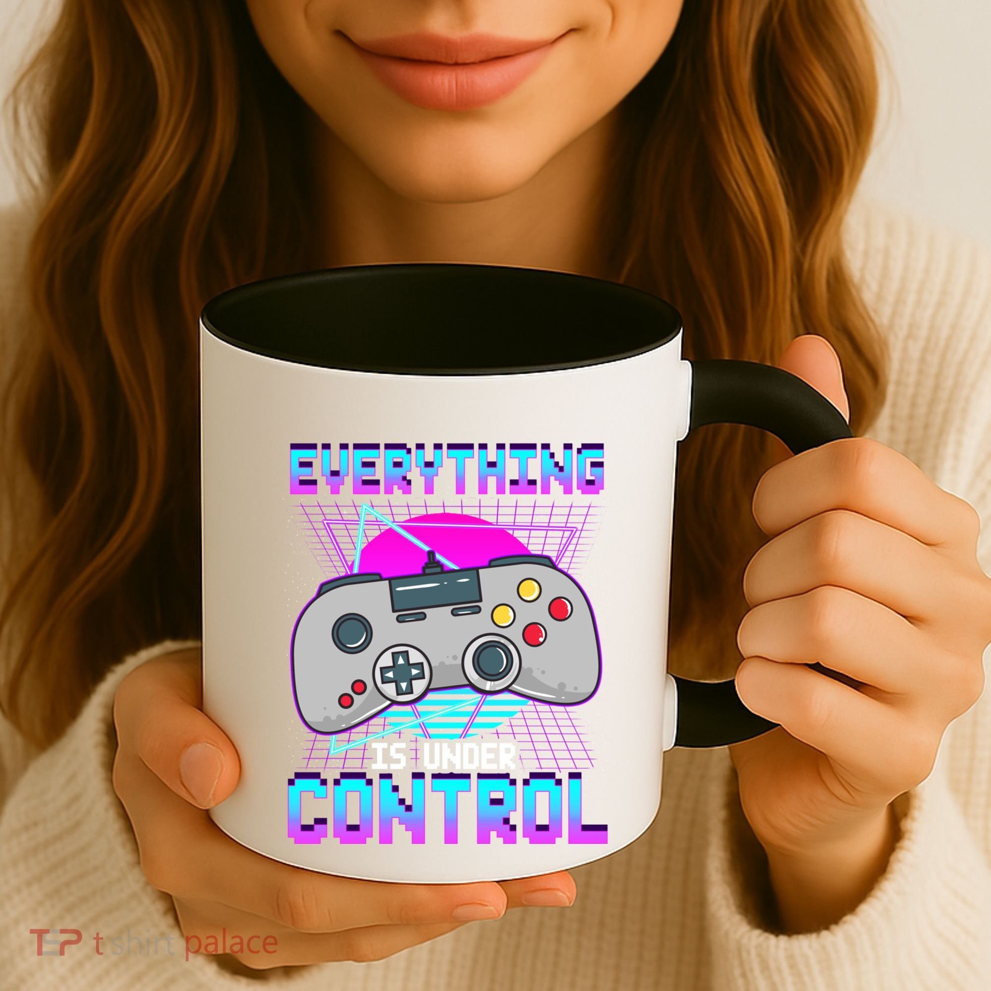 Everything Is Under Control Retro Computer Gamer Gift Coffee Mug