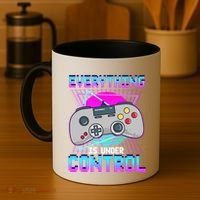 Everything Is Under Control Retro Computer Gamer Gift Coffee Mug thumb 4