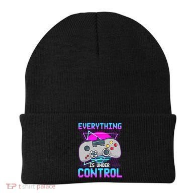 Everything Is Under Control Retro Computer Gamer Gift Beanie