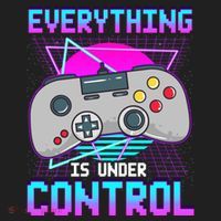 Everything Is Under Control Retro Computer Gamer Gift Hat thumb 2
