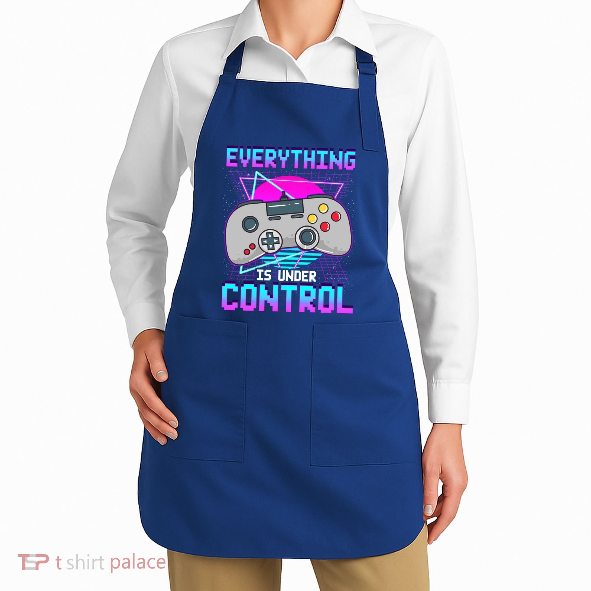 Everything Is Under Control Retro Computer Gamer Gift Apron