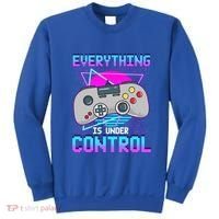 Everything Is Under Control Retro Computer Gamer Gift Sweatshirt thumb 0