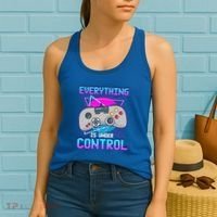 Everything Is Under Control Retro Computer Gamer Gift Women's Tank Top thumb 2