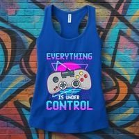 Everything Is Under Control Retro Computer Gamer Gift Women's Tank Top thumb 3