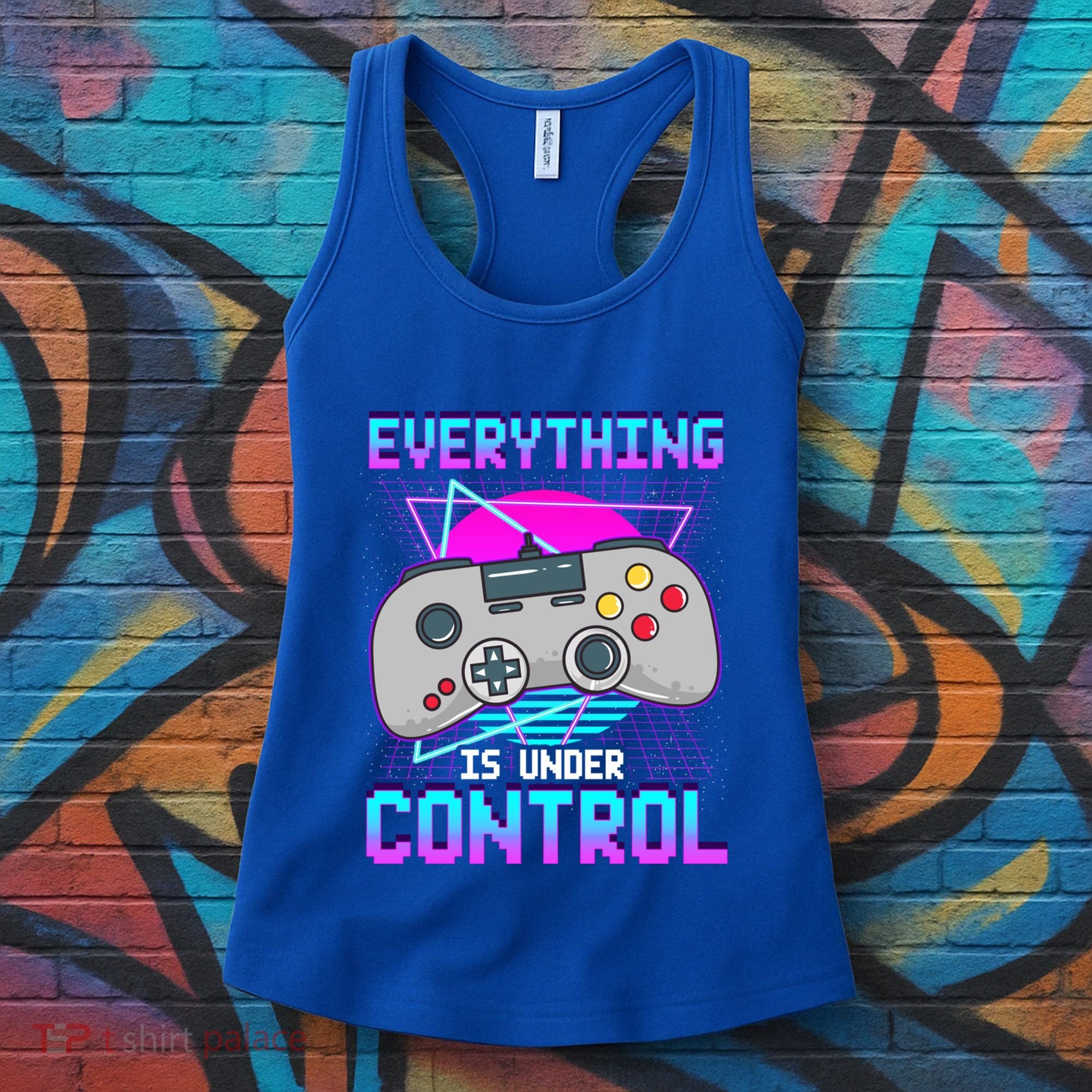 Everything Is Under Control Retro Computer Gamer Gift Women's Tank Top
