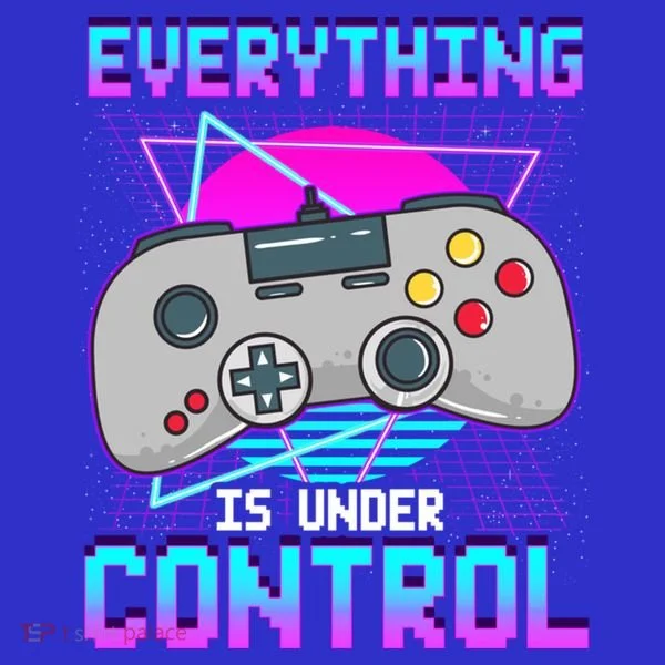Everything Is Under Control Retro Computer Gamer Gift Baby Bodysuit